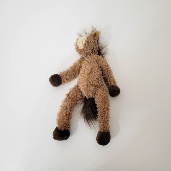 Mary Meyer Plush Horse Stuffed Animal Toy - Brown & Cream 12" - Picture 5 of 7